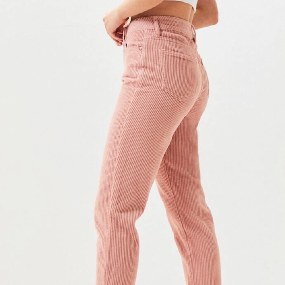 Pink Corduroy Pacsun Mom Jeans